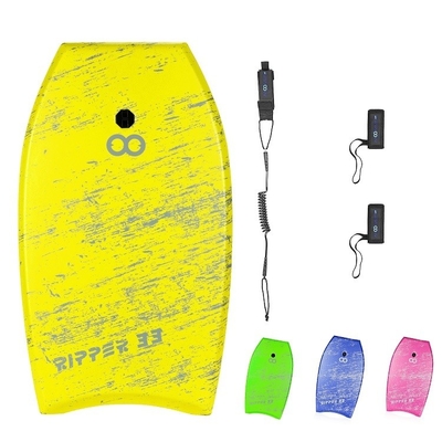 Tabla de surf suave para entretenimiento acuático Alturas 2'-4' 60cm-120cm Aventura amarilla