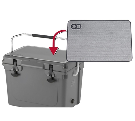 Caja de refrigeración de transformación con almohadillas EVA antideslizantes para RTIC 20 y más