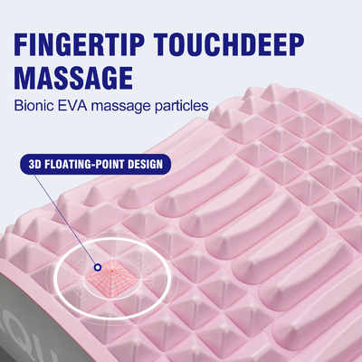 almohada de refuerzo de yoga OEM rosa multifuncional para tracción lumbar y alivio del dolor de espalda