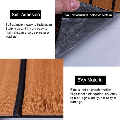 Moderno diseño estilo piso de barco personalizado ultraligero EVA de espuma de la hoja de esterilla no resbaladiza