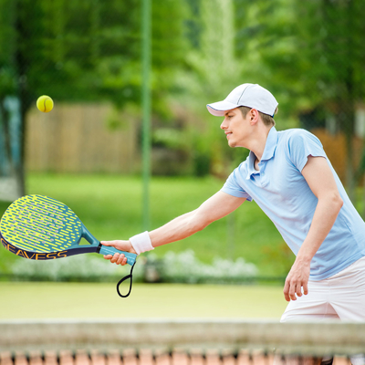 12Raquetas de tenis de padel de fibra de carbono con núcleo de espuma flexible de memoria EVA y agarre de espuma