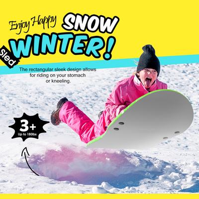 Todos los montaña 36 pulgadas tabla de esquí espuma trineo de nieve y versátil de la tabla ancho 19