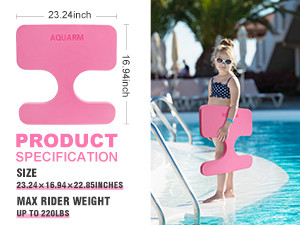 WOOWAVE Logotipo personalizado asiento de piscina silla flotante elección superior para el entrenamiento acuático y natación