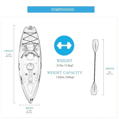 Kayak Pesca Canoa Kayak Canoa Barco Pesca Entretenimiento Ocio con características estándar