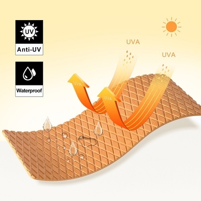 WOOWAVE 4 Pack Pad de tracción antideslizante EVA Pads de espuma antideslizante Deck Grip Mat con adhesivo 3M marrón