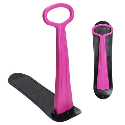 Scooter de nieve de 92 cm de longitud para niños trineo de esquí de plástico duradero Kick-scooter plegable