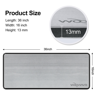 WOOWAVE EVA Flooring Boat Pad de estación impermeable para superficie con ranuras de pincel personalizado