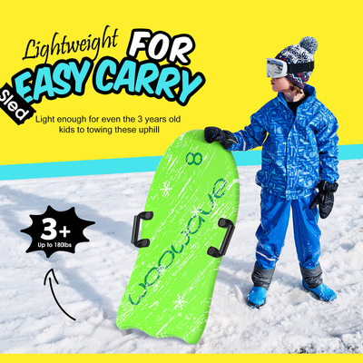 Trineos de nieve con logotipo personalizado para experiencias al aire libre inolvidables de Woowave