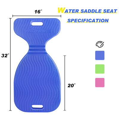 Woowave Logotipo personalizado Float Saddle XPE Light Water Saddles Asiento para piscina