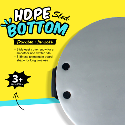 Soft espuma trineo de nieve Woowave Custom 21 pulgadas Scooter de nieve al aire libre para niños