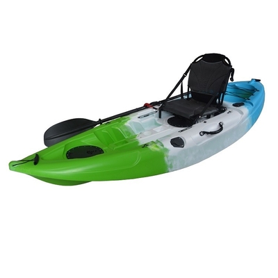 Barco de pesca de plástico moldeado CE Roto para turismo en lagos ríos WOOWAVE KAYAK