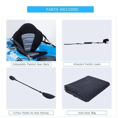 Colores personalizados y kayak de pesca único para la navegación en barco hecho de material LLDPE/HDPE