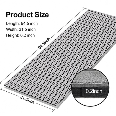 Decking de embarcaciones de yates Falsa Teak Sheet Marine Mat hecha de espuma EVA con un grosor de 6 mm