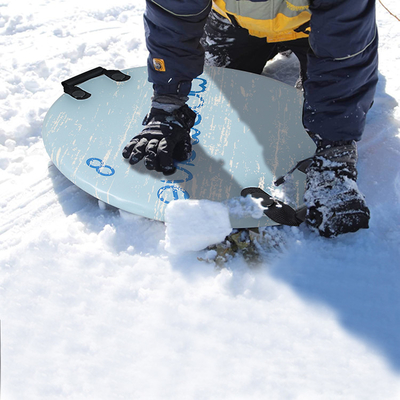 Sledas de esquí de nieve redondas de 21' personalizadas para Blue Snow Sport Woowave OEM