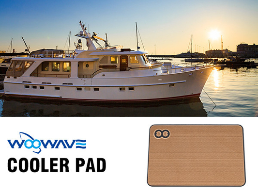 Color de madera gris Custom Marine EVA de espuma Cooler Pad de tracción para la caja de aire acondicionado Cooler Mat Camping