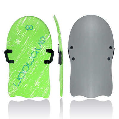 3&quot; Woowave Durable Green Adult Snow Ski Sled Mejores trineos de nieve de espuma para niños y adultos 1&quot; espesor de tabla