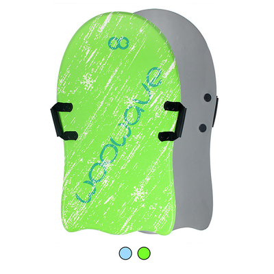 3&quot; Woowave Durable Green Adult Snow Ski Sled Mejores trineos de nieve de espuma para niños y adultos 1&quot; espesor de tabla