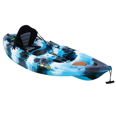 Unisex Woowave Paddle de kayak de plástico de un solo asiento para pescar y practicar piragüismo