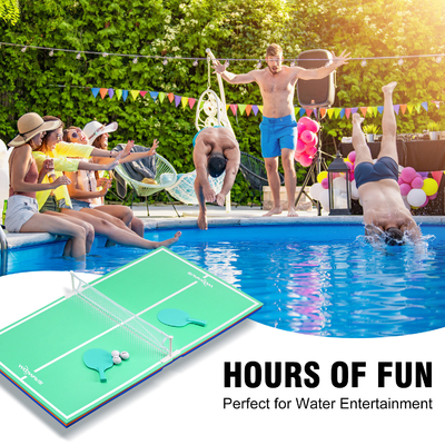 Entretenimiento al aire libre PingPong Mesa de Pool Party Juego con Tabla de bandeja flotante