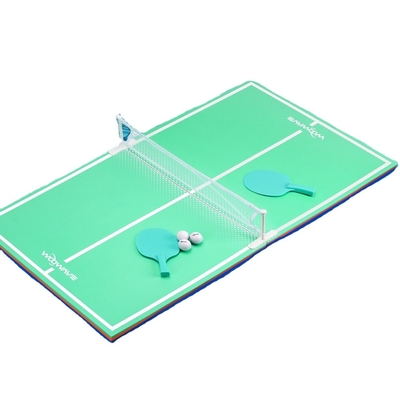 Tenis de mesa de piscina flotante con bandeja de mesa de EVA Pingpong en color verde