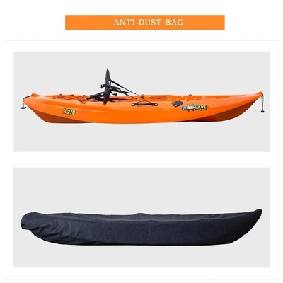 270*78*40cm HDPE Canoa/Kayak transparente de plástico para deportes acuáticos y pesca en el mar
