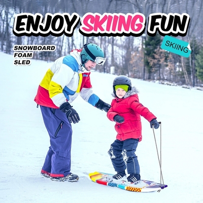 XPE trineos de nieve de Navidad trineos de nieve de espuma para niños Actividad de invierno divertida y segura