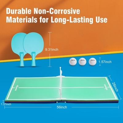 Paquete verde 2/ctn bandeja flotante de mesa de ping pong para deportes acuáticos tenis de mesa acuático