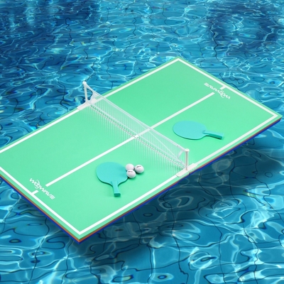 EVA espuma de mesa flotante tenis de juego plegable mesa de juego 10KGS Peso de paquete para juegos acuáticos