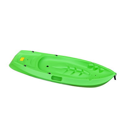 Sentarse en la parte superior del kayak Barco de canoa Pesca Barco de remo para niños Portador de caña de pesca Colores azules
