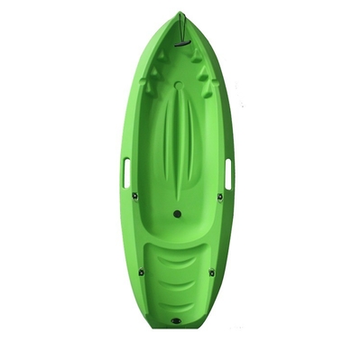 Sentarse en la parte superior del kayak Barco de canoa Pesca Barco de remo para niños Portador de caña de pesca Colores azules