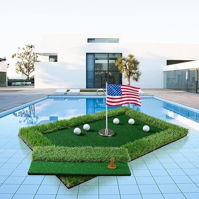Transforma tu piscina en un campo de golf con el juego de Woowave EVA Floating Green Mat