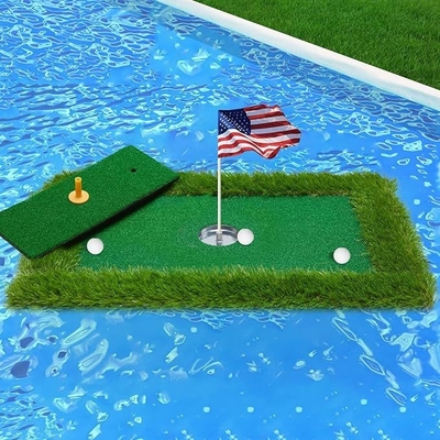 Transforma tu piscina en un campo de golf con el juego de Woowave EVA Floating Green Mat