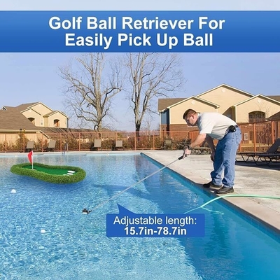 Alfombra de golf flotante G.W 2.5kgs para la piscina del patio trasero WOOWAVE Juego de práctica personalizado Deporte acuático