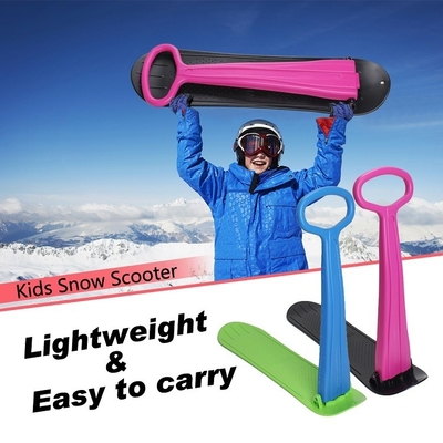 Scooter de nieve para niños trineo trineos de nieve trineos de plástico trineo de esquí artículo tamaño 36 * 32 * 10 pulgadas