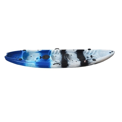 No hay asiento doble inflable sentado en la parte superior de la paleta pesca canoa kayak botes de remo en Woowave