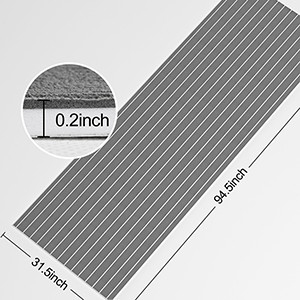 Pantalón de piso de cubierta de cubierta marina 3M Adhesivo de espuma de EVA piso de barco para yate RV kayak