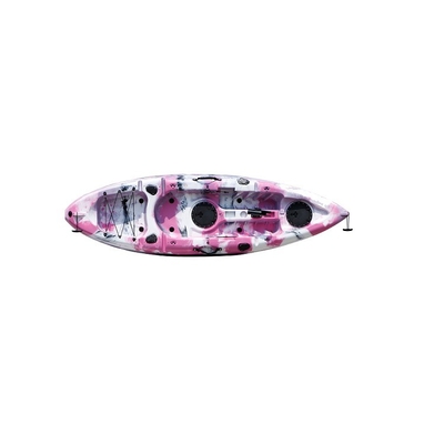 1 persona sentada en la parte superior del kayak 2,7m de longitud Material LLDPE/HDPE ideal para la pesca