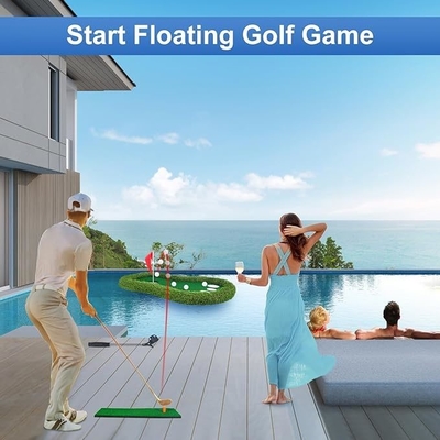 Alfombra de golf de entrenamiento para deportes acuáticos con diseño flotante e impresión de serigrafía