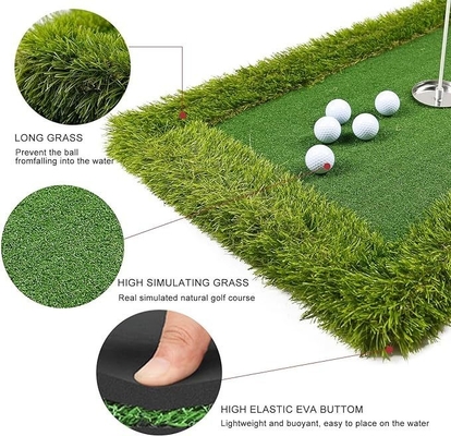 Niños y adultos juegos acuáticos con logotipo Impresión láser Golf flotante verde