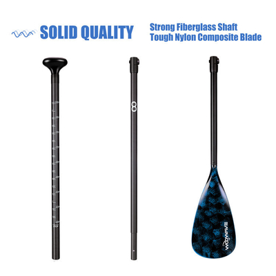 Paddling sin esfuerzo en lagos Ríos Inflable Paddle Stand Up Surf con cuchilla de nylon