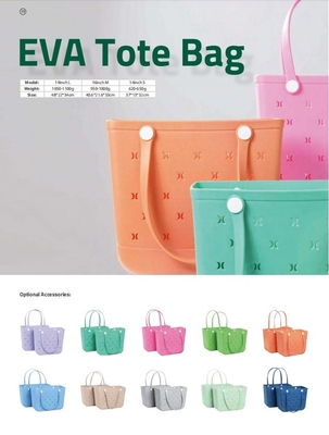 Bolso de mano EVA Tote Bogg Bolso para la playa Woowave Fabricación personalizada Durable