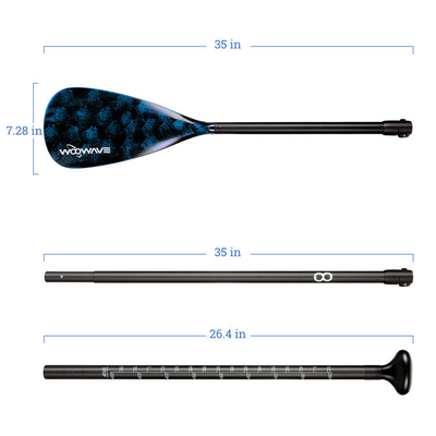 Paddling sin esfuerzo en lagos Ríos Inflable Paddle Stand Up Surf con cuchilla de nylon
