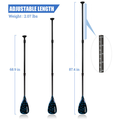 Paddling sin esfuerzo en lagos Ríos Inflable Paddle Stand Up Surf con cuchilla de nylon