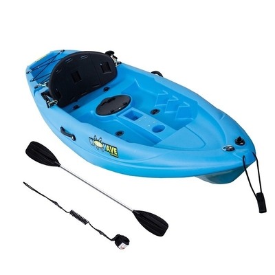 Max Paddlers 1 Woowave Botes moldeados por rotación Kayak de pesca con remos Material de casco de LLDPE