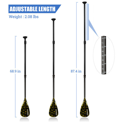 Paddle de pesca ligero y duradero de 0,98 kg / 2,16 lbs Tabla para remo en pie