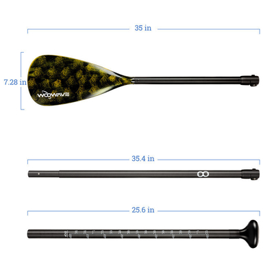 Paddle de pesca ligero y duradero de 0,98 kg / 2,16 lbs Tabla para remo en pie