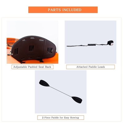 Mejora tu experiencia de pesca con Woowave 2.2m Canoa profesional de kayak chino
