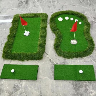 Almohadillas de jaulas de entrenamiento para la práctica de golf.