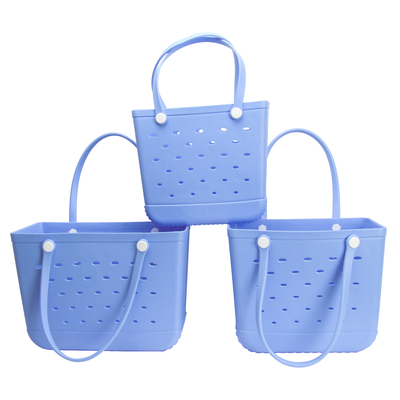 EVA bolsa de playa para la piscina diversión Woowave de caucho Mujeres Niños Bolsa de almacenamiento pequeño Bogg Tote