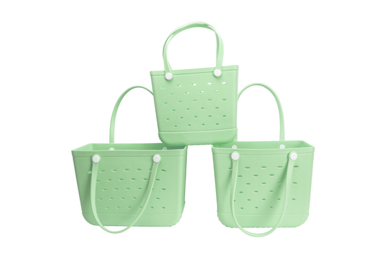 EVA bolsa de playa para la piscina diversión Woowave de caucho Mujeres Niños Bolsa de almacenamiento pequeño Bogg Tote